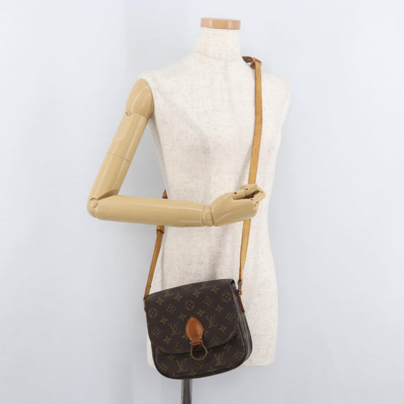 LOUIS VUITTON Monogram Saint Cloud MM Shoulder Bag M51243 LV Auth BA13031