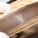 GUCCI GG Supreme Umhängetasche PVC Beige Gold Auth BA13033-18