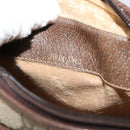 GUCCI GG Supreme Umhängetasche PVC Beige Gold Auth BA13033-12
