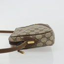 GUCCI GG Supreme Umhängetasche PVC Beige Gold Auth BA13033-4