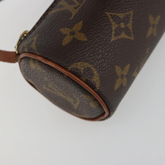 LOUIS VUITTON Monogram Papillon Pouch LV Auth BA13034