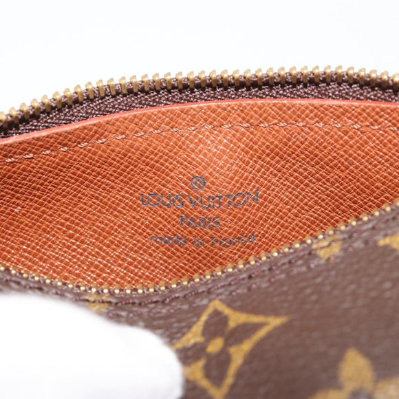 LOUIS VUITTON Monogram Papillon Pouch LV Auth BA13034