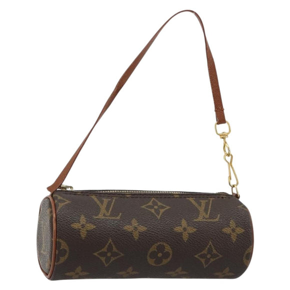 LOUIS VUITTON Monogram Papillon Pouch LV Auth BA13034
