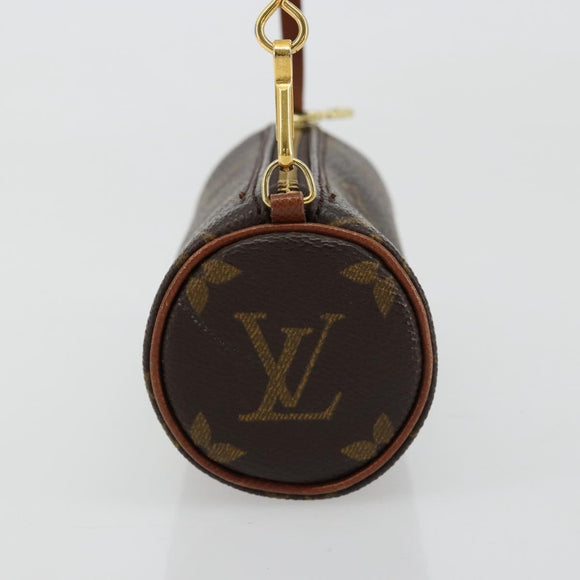 LOUIS VUITTON Monogram Papillon Pouch LV Auth BA13034
