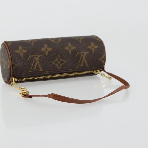 LOUIS VUITTON Monogram Papillon Pouch LV Auth BA13034