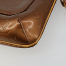 LOUIS VUITTON Monogram Vernis Thompson Street Bag Bronze M91124 LV Auth BA13035-17