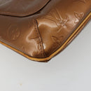 LOUIS VUITTON Monogram Vernis Thompson Street Bag Bronze M91124 LV Auth BA13035-18