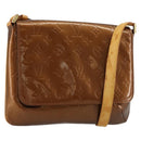LOUIS VUITTON Monogram Vernis Thompson Street Bag Bronze M91124 LV Auth BA13035-1