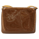 LOUIS VUITTON Monogram Vernis Thompson Street Bag Bronze M91124 LV Auth BA13035-2