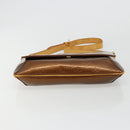LOUIS VUITTON Monogram Vernis Thompson Street Bag Bronze M91124 LV Auth BA13035-5