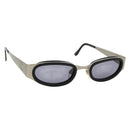 CHANEL COCO Mark Sunglasses metal Silver CC Auth BA13043M-1