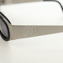 CHANEL COCO Mark Sunglasses metal Silver CC Auth BA13043M-9