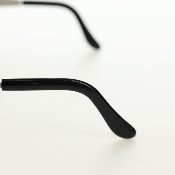 CHANEL COCO Mark Sunglasses metal Silver CC Auth BA13043M
