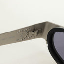 CHANEL COCO Mark Sunglasses metal Silver CC Auth BA13043M-19