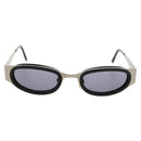 CHANEL COCO Mark Sunglasses metal Silver CC Auth BA13043M-13