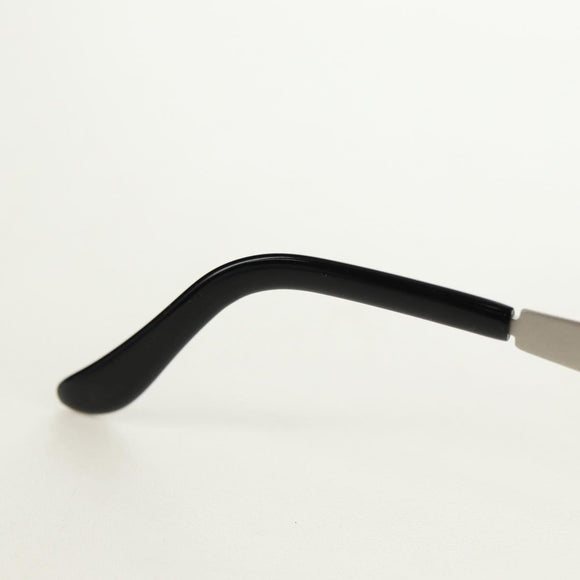 CHANEL COCO Mark Sunglasses metal Silver CC Auth BA13043M
