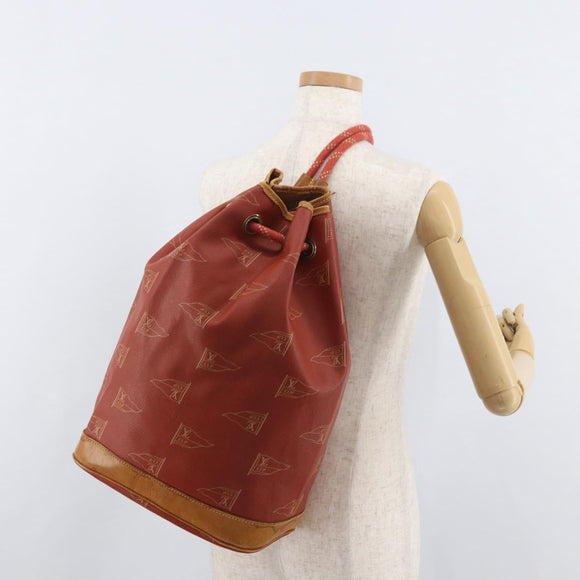 LOUIS VUITTON LV Cup Saint Tropez Shoulder Bag Red M80026 LV Auth BA13045