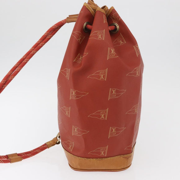 LOUIS VUITTON LV Cup Saint Tropez Shoulder Bag Red M80026 LV Auth BA13045