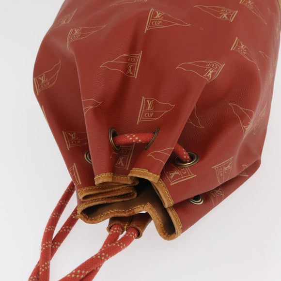 LOUIS VUITTON LV Cup Saint Tropez Shoulder Bag Red M80026 LV Auth BA13045