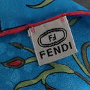 FENDI Schal Seide Schwarz Auth BA13048A-13