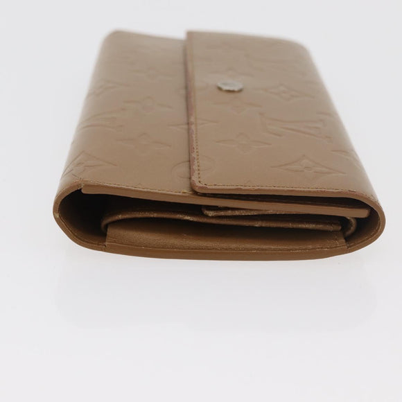 LOUIS VUITTON Monogram Vernis Planner 4-delige set Beige LV Auth BA13050