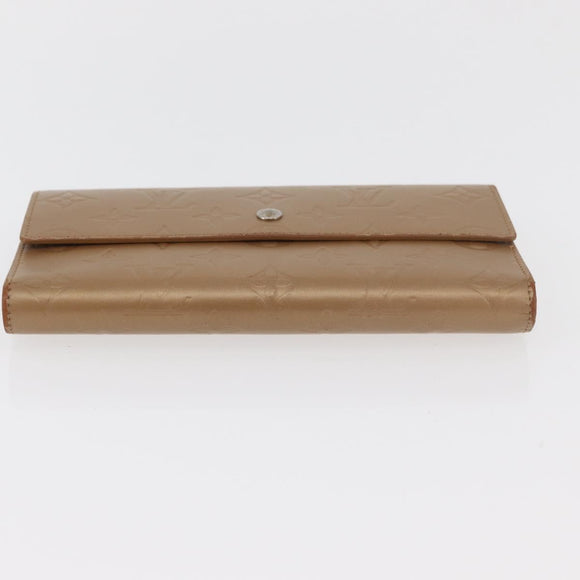 LOUIS VUITTON Monogram Vernis Planner 4-delige set Beige LV Auth BA13050