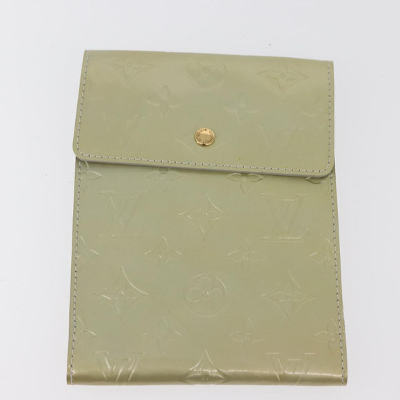 LOUIS VUITTON Monogram Vernis Planner 4-delige set Beige LV Auth BA13050