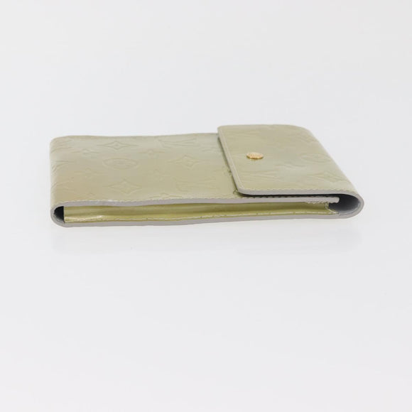 LOUIS VUITTON Monogram Vernis Planner 4-delige set Beige LV Auth BA13050