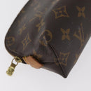 LOUIS VUITTON Monogram Pouch 2 Set LV Auth BA13051-7