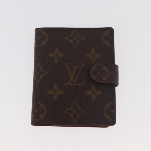LOUIS VUITTON Monogram Vernis Portemonnee 4 Set Bruin LV Auth BA13052