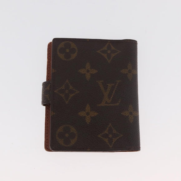LOUIS VUITTON Monogram Vernis Portemonnee 4 Set Bruin LV Auth BA13052
