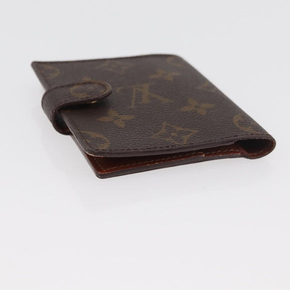 LOUIS VUITTON Monogram Vernis Portemonnee 4 Set Bruin LV Auth BA13052