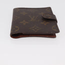 LOUIS VUITTON Monogram Vernis Portemonnee 4 Set Bruin LV Auth BA13052-18