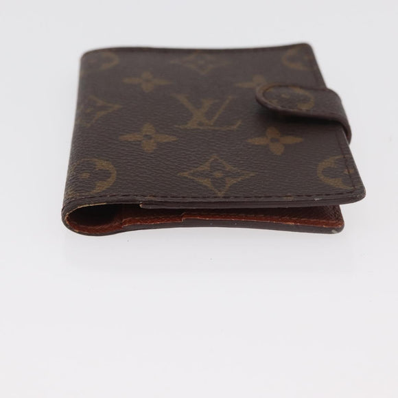 LOUIS VUITTON Monogram Vernis Portemonnee 4 Set Bruin LV Auth BA13052