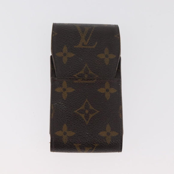 LOUIS VUITTON Monogram Vernis Portemonnee 4 Set Bruin LV Auth BA13052