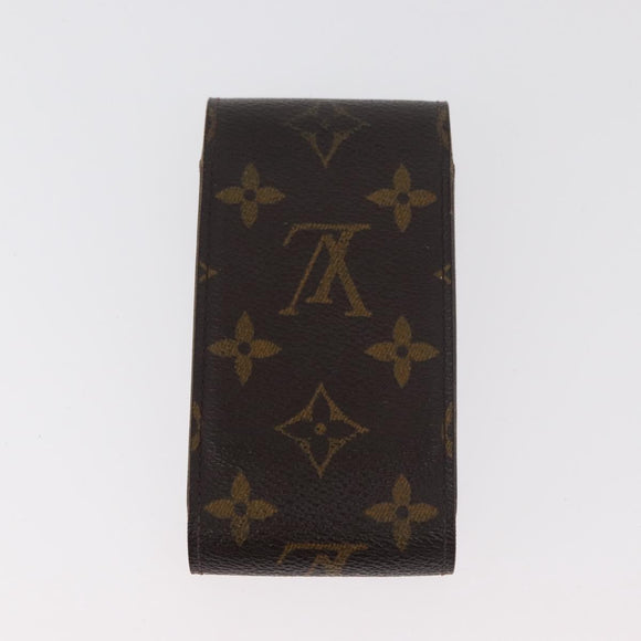 LOUIS VUITTON Monogram Vernis Portemonnee 4 Set Bruin LV Auth BA13052
