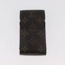LOUIS VUITTON Monogram Vernis Portemonnee 4 Set Bruin LV Auth BA13052-8