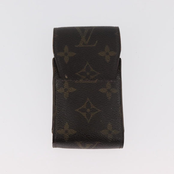 LOUIS VUITTON Monogram Vernis Portemonnee 4 Set Bruin LV Auth BA13052