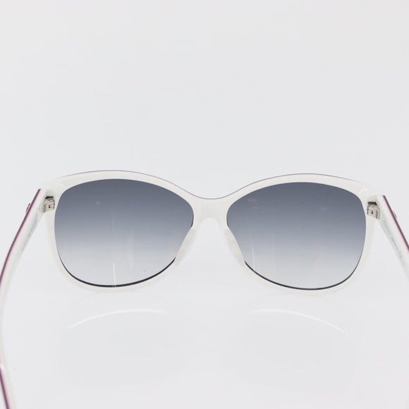 GUCCI Brillen Sonnenbrillen Kunststoff Metall 2er Set Silber Weiß Auth BA13055