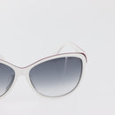 GUCCI Brillen Sonnenbrillen Kunststoff Metall 2er Set Silber Weiß Auth BA13055-5
