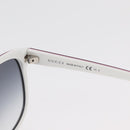 GUCCI Brillen Sonnenbrillen Kunststoff Metall 2er Set Silber Weiß Auth BA13055-8