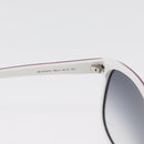 GUCCI Brillen Sonnenbrillen Kunststoff Metall 2er Set Silber Weiß Auth BA13055-9