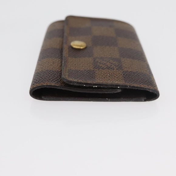 LOUIS VUITTON Monogram Damier Ebene Cigarette Case 2 Set LV Auth BA13056