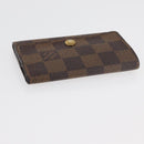 LOUIS VUITTON Monogram Damier Ebene Cigarette Case 2 Set LV Auth BA13056-13