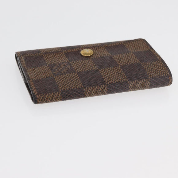 LOUIS VUITTON Monogram Damier Ebene Cigarette Case 2 Set LV Auth BA13056