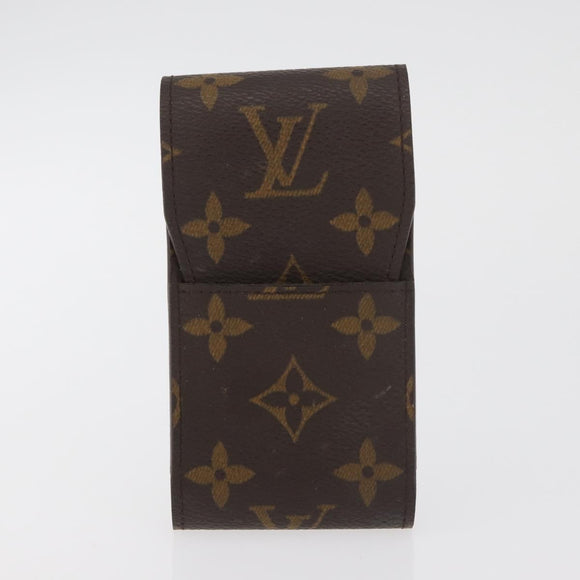 LOUIS VUITTON Monogram Damier Ebene Cigarette Case 2 Set LV Auth BA13056
