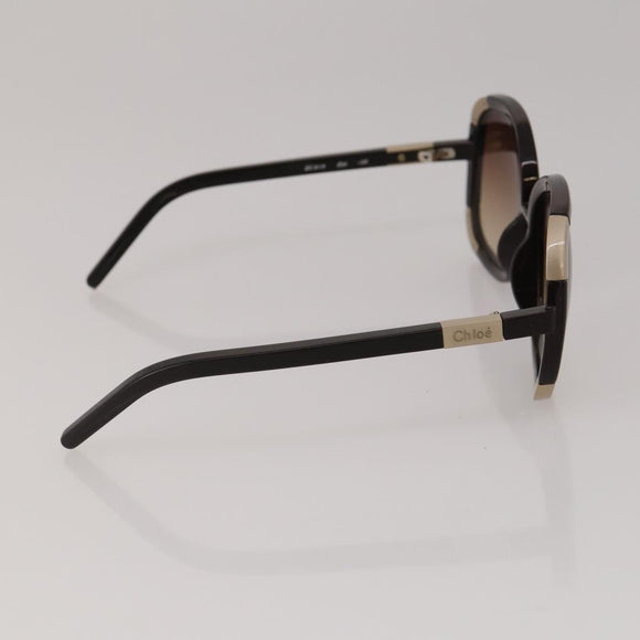 Chloe Sunglasses plastic 3 Set Brown White Auth BA13058