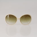 Chloe Sunglasses plastic 3 Set Brown White Auth BA13058-2