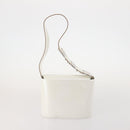 Salvatore Ferragamo Hand Bag Nylon Leather 2 Set White Pink Auth BA13059-3