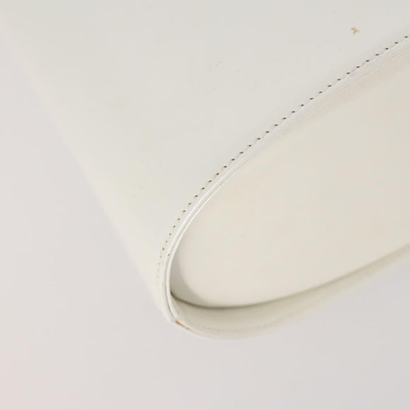 Salvatore Ferragamo Hand Bag Nylon Leather 2 Set White Pink Auth BA13059